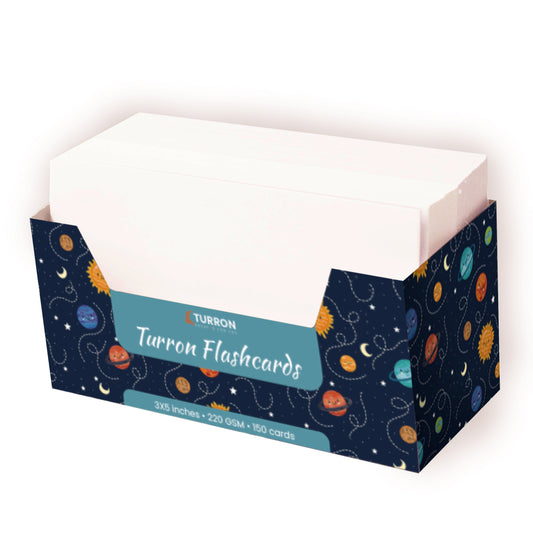 Turron Blank Index Flash Cards - Dotted Pattern